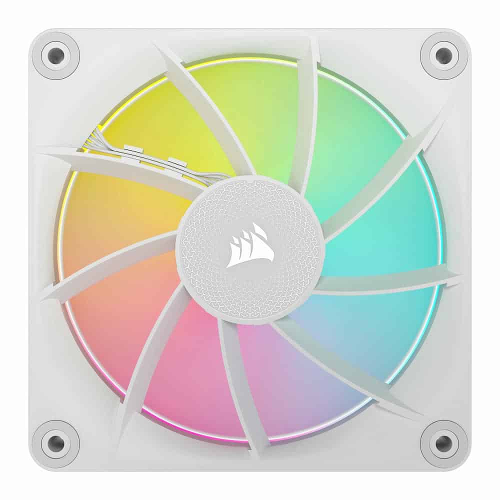 (image for) Corsair iCUE LINK LX120 RGB White Single 120mm PWM Fan Expansion Kit